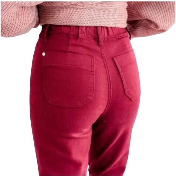 Judy Blue Pull On Double Cuff Joggers Pants Scarlet Stretch Transition Size 14W - Picture 7 of 12